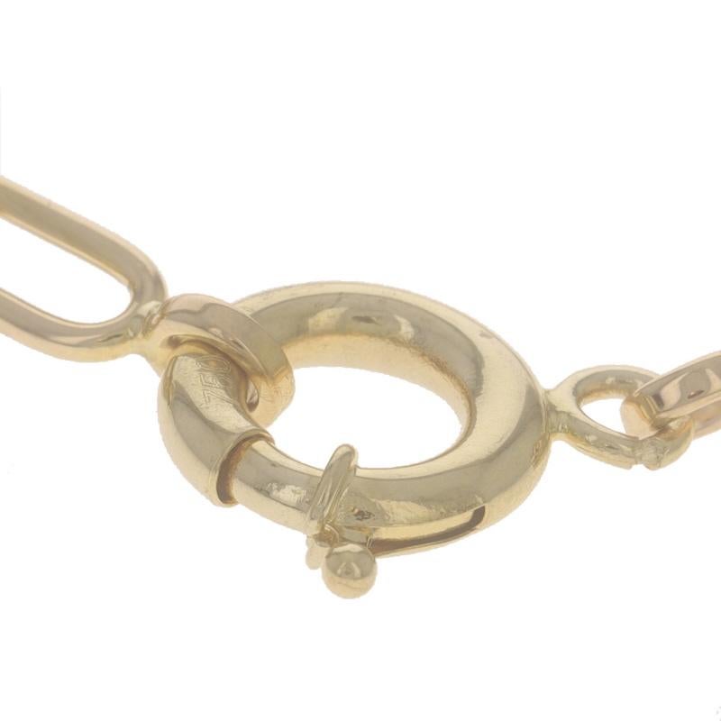 Chaîne collier à maillons gradués en or jaune 19
