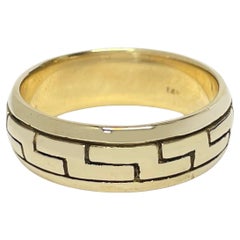 Yellow Gold Greek Key Ring