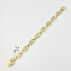 Yellow Gold Gucci Style Link Bracelet