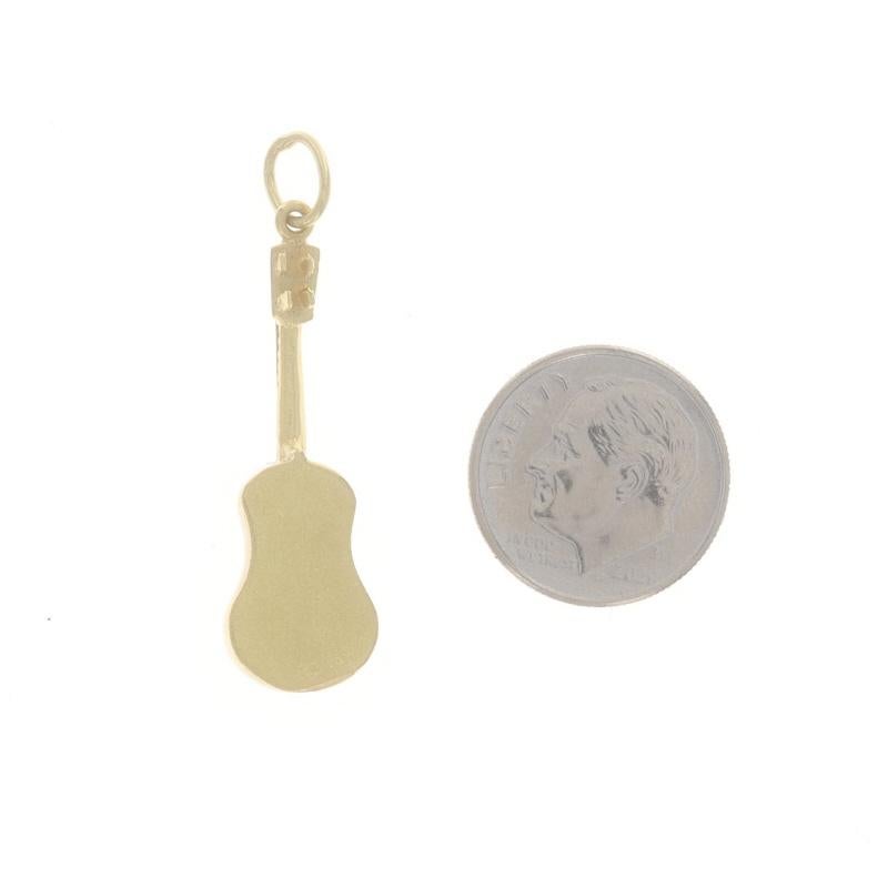 Pendentif Guitare en or jaune - 18k Instrument de musique Unisexe en vente