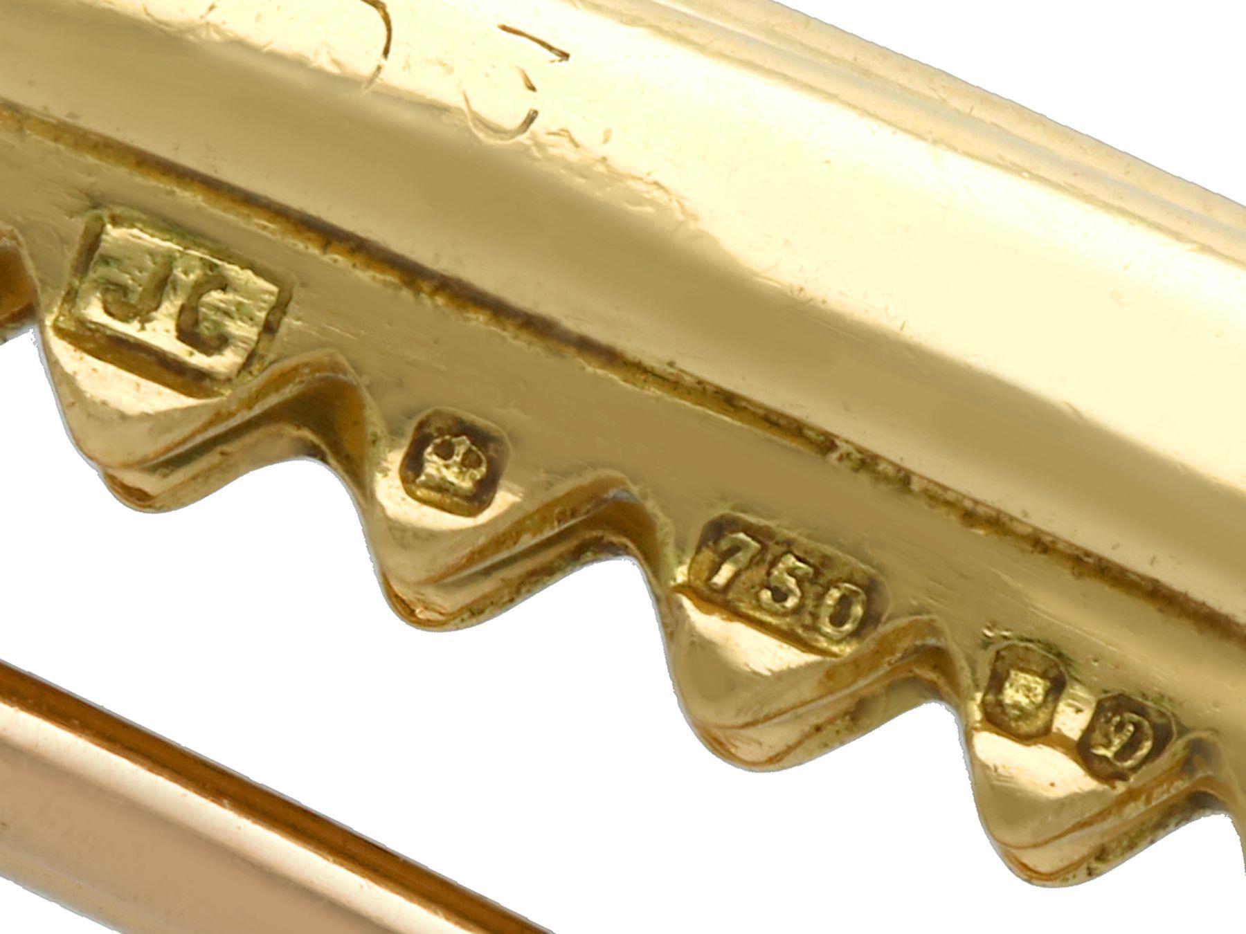 Cartier Clips de cheveux vintage en or jaune 18 carats en vente 4