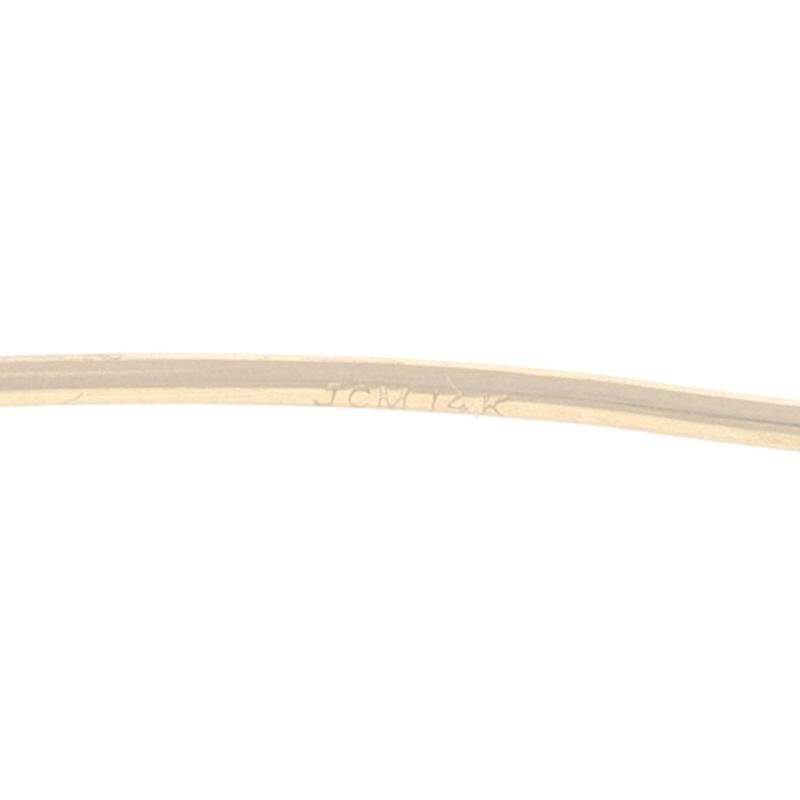 Donna Orecchini a goccia in oro giallo martellato - Infilatore 14k in vendita