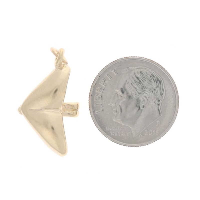 Women's or Men's Yellow Gold Hang Gliding Charm - 14k Recreational Air Sports
