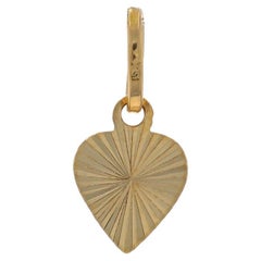 Breloque coeur en or jaune - Pendentif Love Petite 18k