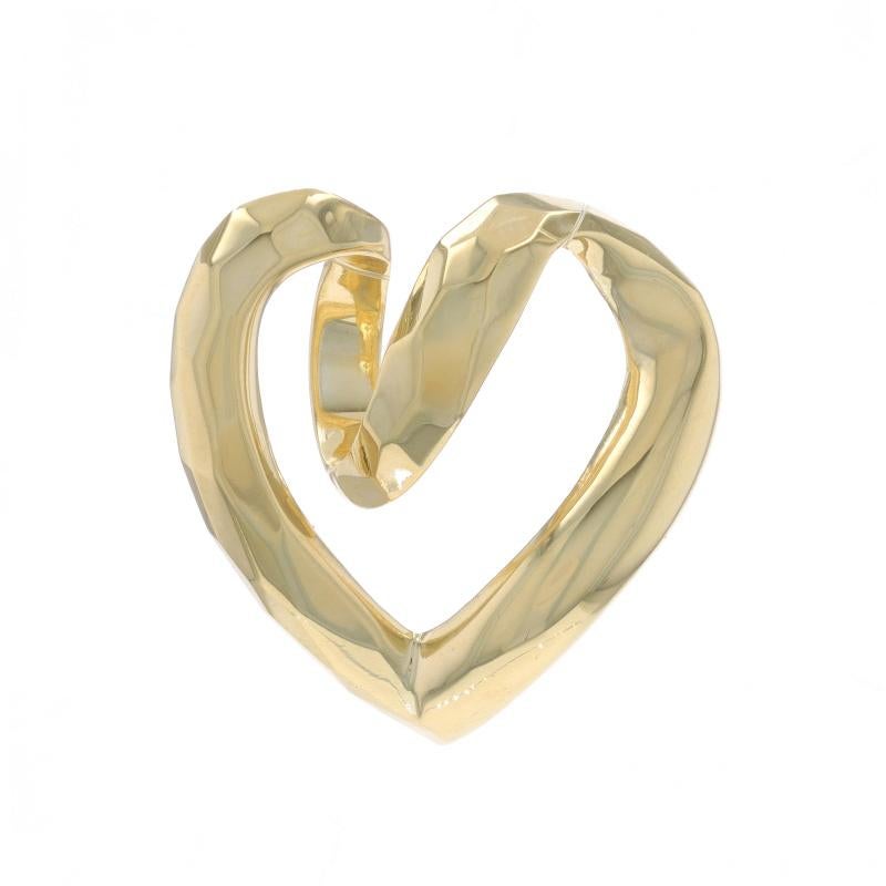 Contenu du métal : Or jaune 14k

Thème : Coeur, Géométrique
Caractéristiques : Design/One lisse et géométrique

Mesures

Hauteur (à partir de la queue stationnaire) : 15/16