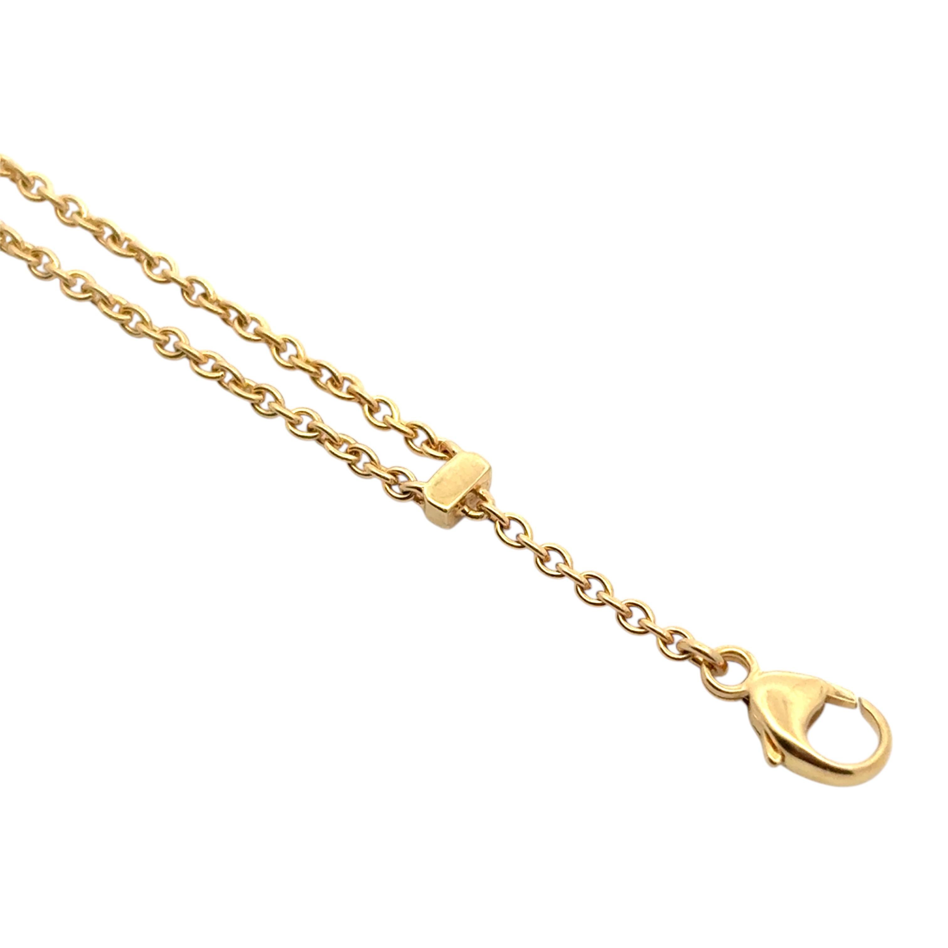 Bracciale in oro giallo a forma di cuore con citrino naturale rotondo e brillante in vendita 2