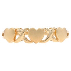Anello Trio in oro giallo - Anello XOXO Love 10k