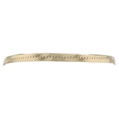Bracelet en or jaune à chevrons - 14k