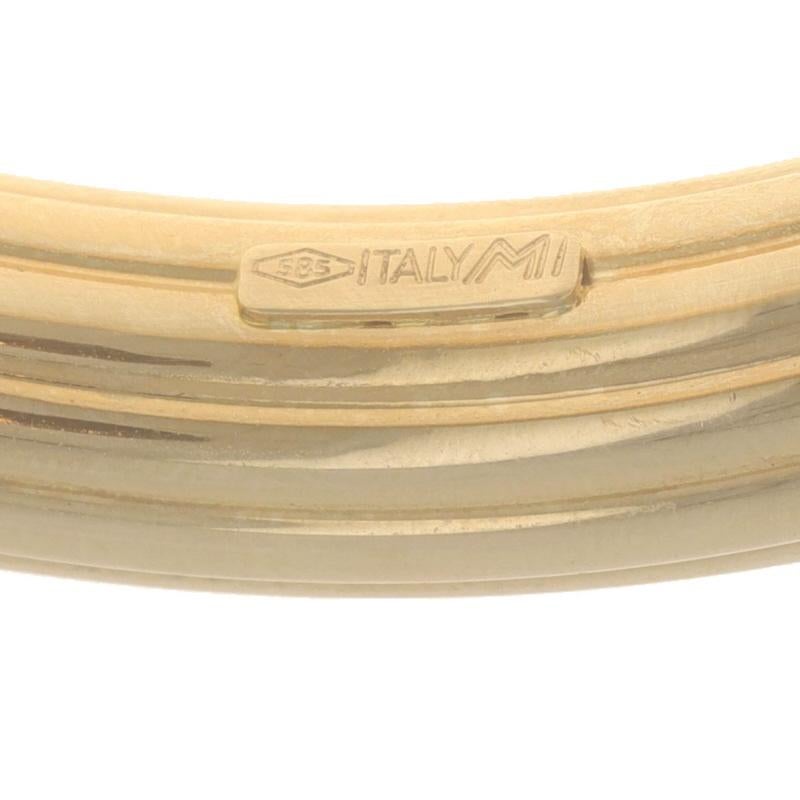 Yellow Gold Hinged Bangle Bracelet 8