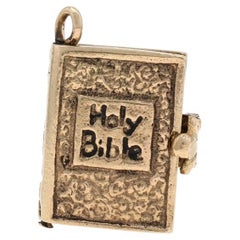 Breloque Bible en or jaune - 14k Faith Opens