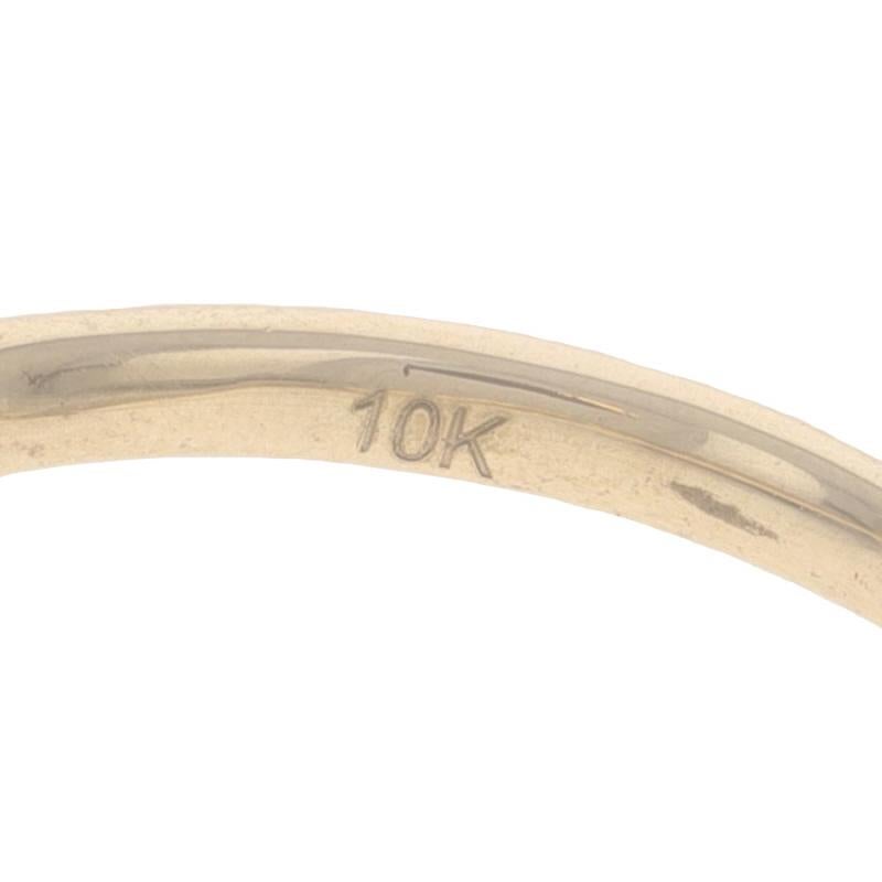 Gelbgold Honey Granat Cocktail Solitär Ring - 10k Runde 5,00ct im Angebot 2