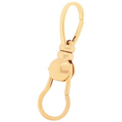 14K Yellow Gold Bail Hook Pendant Connector Charm Clasp