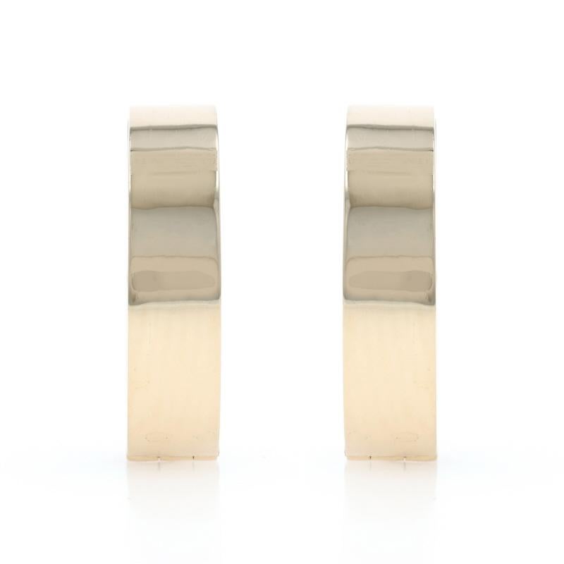 Donna Orecchini a cerchio in oro giallo - 14k - forati in vendita