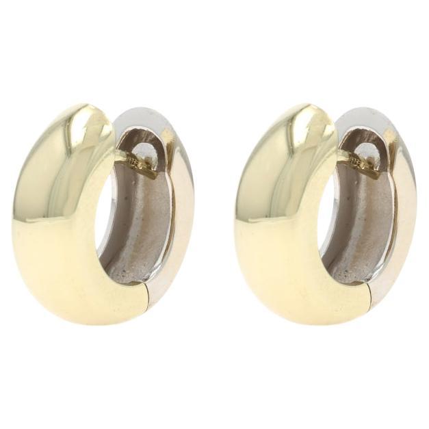 Yellow Gold Hoop Earrings - 14k Pierced