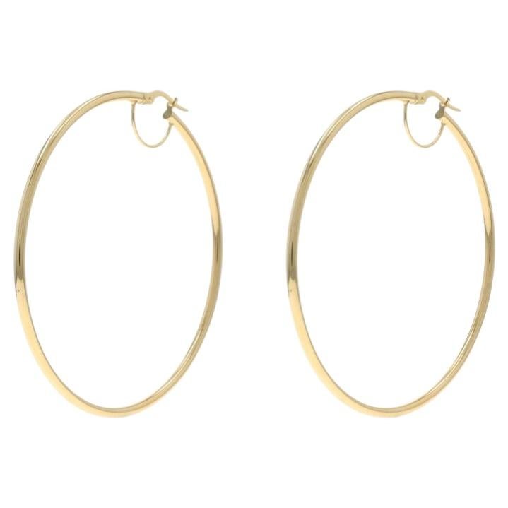 Gelbgold-Ohrringe 14k durchbohrt