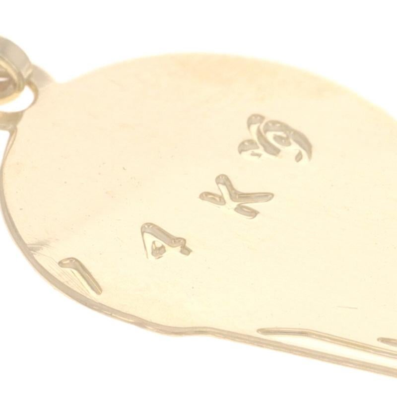Pendentif en or jaune ballon à air chaud - 14k Aircraft Travel en vente 1