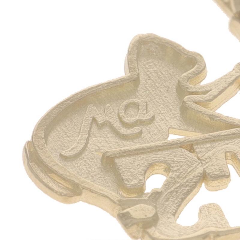 Yellow Gold I Love Cats Pendant - 14k Pets For Sale 1