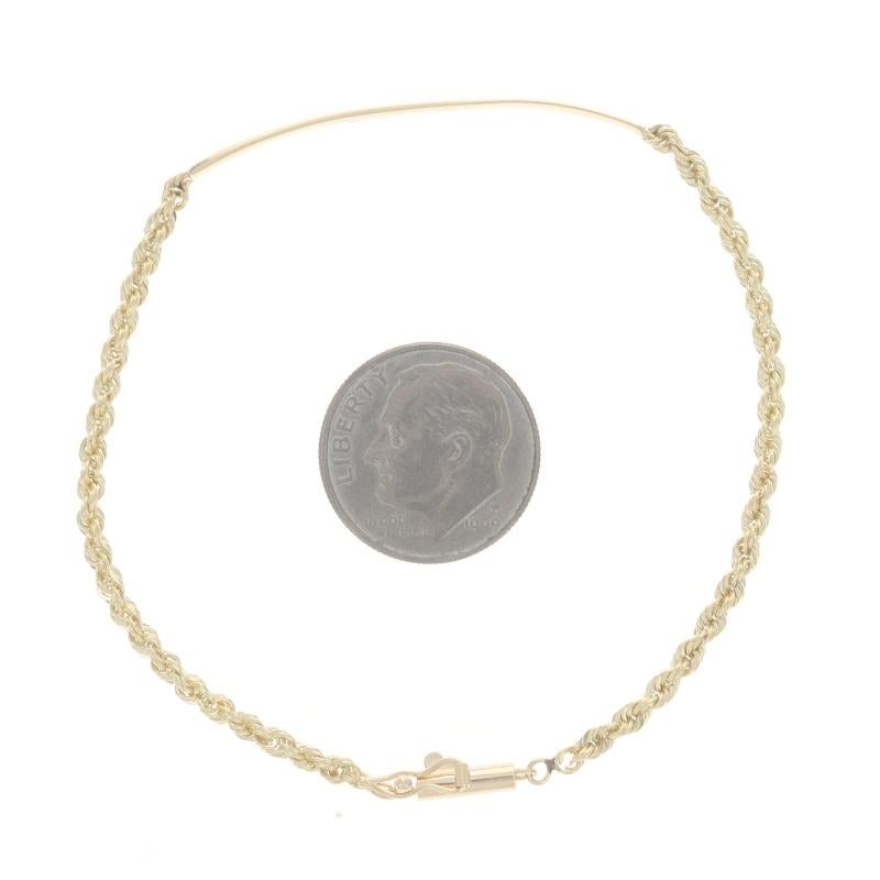 Bracciale a barre in oro giallo 6 3/4