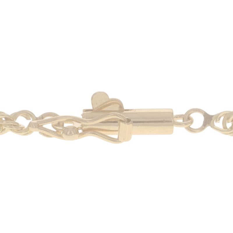 Bracciale a barre in oro giallo 6 3/4