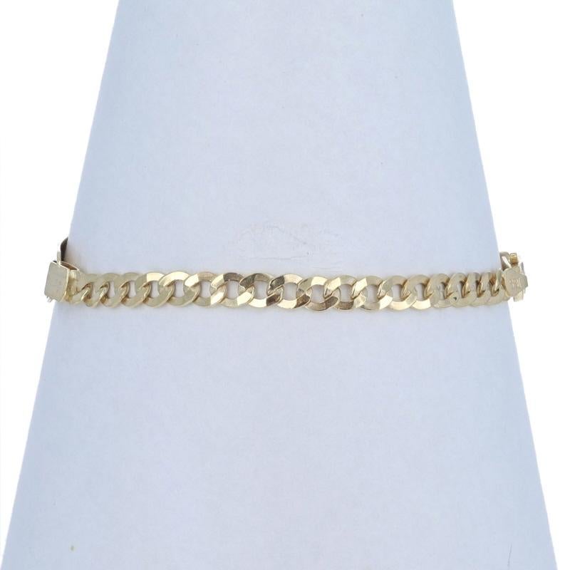 Bracciale identificativo in oro giallo 5 3/4