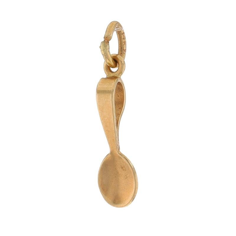Metal Content: 14k Yellow Gold

Theme: Infant Feeding Spoon, New Mom's Baby Keepsake

Measurements
Tall (from stationary bail): 23/32