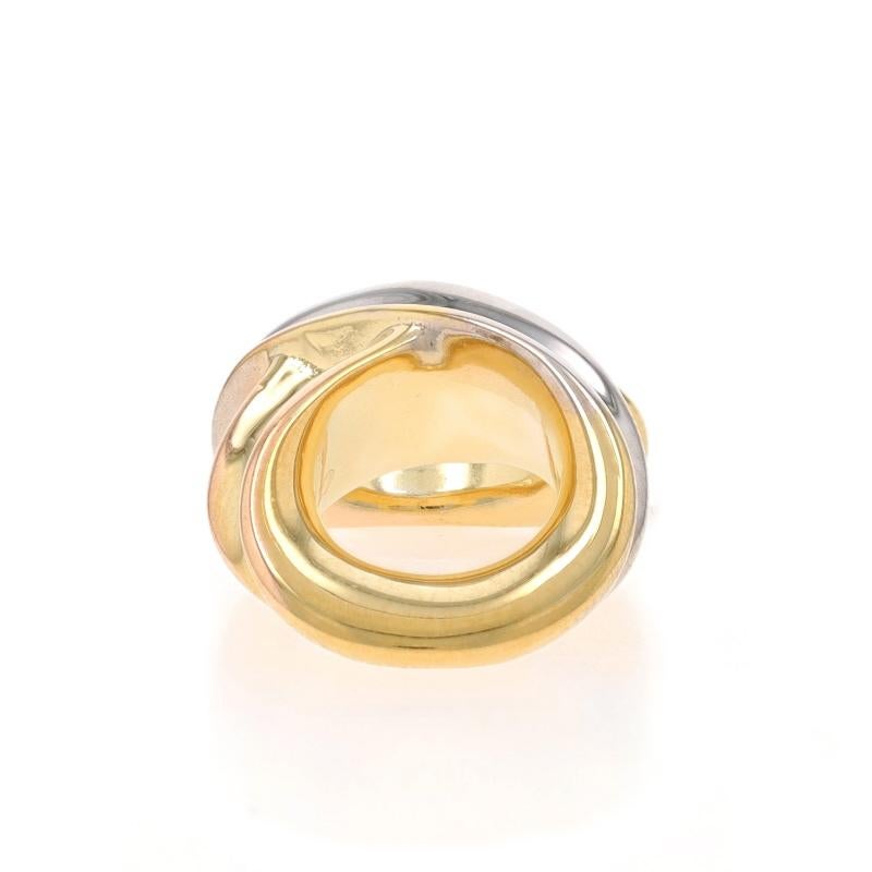 Yellow Gold Infinity Loop Omega Slide Pendant - 14k In Excellent Condition For Sale In Greensboro, NC