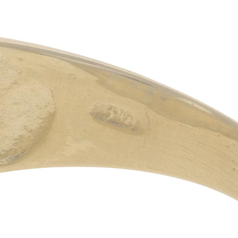 Gelbgold Initiale J Herrenring 10k Monogram Buchstabe im Angebot 4