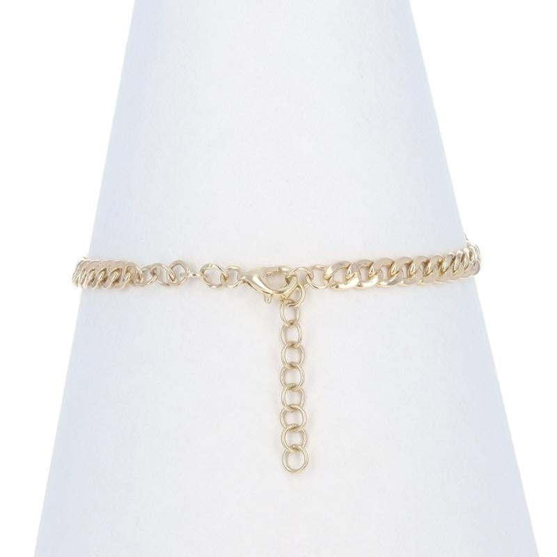 Yellow Gold Iolite Eight-Stone Bracelet 7 1/4