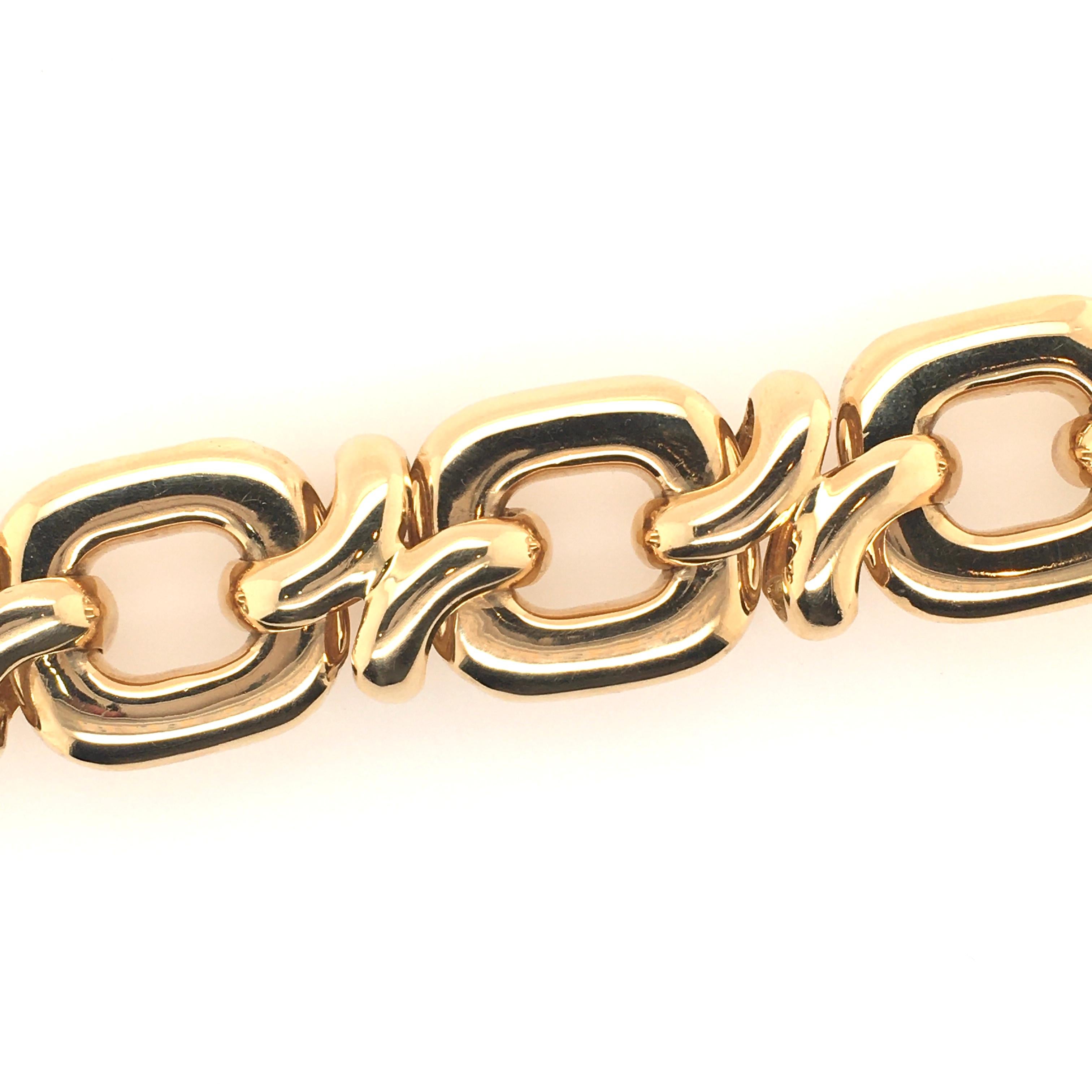 Contemporary Yellow Gold Italian Bracelet