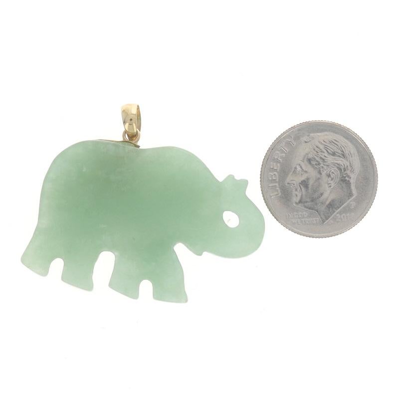 jade elephant necklace