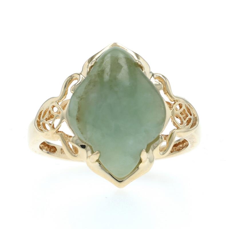 Dimensione: 6 1/2
Costo della taglia: Up 2 taglie per $35 o Down 1 taglia per $35

Contenuto del metallo: Oro giallo 14k

Informazioni su A. Stone

Giada naturale
Trattamento: Miglioramenti di routine

Stile: Solitario da cocktail

Misure

Altezza