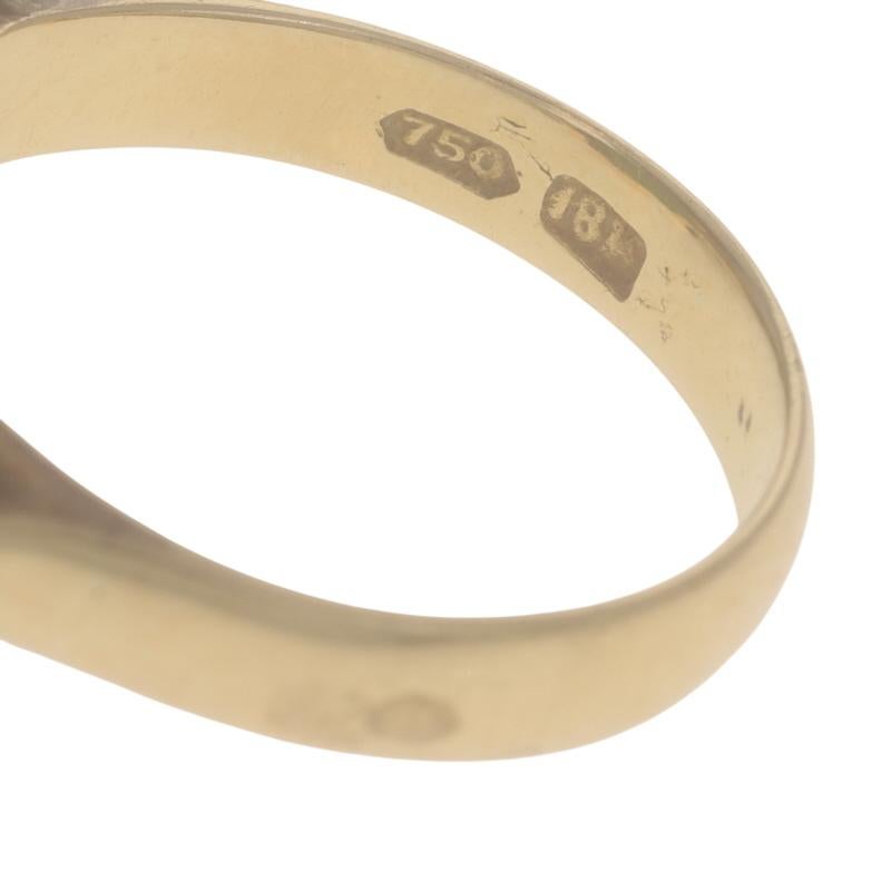 Yellow Gold Jadeite Vintage Cocktail Solitaire Ring - 18k Oval Cabochon 16.80ct For Sale 3