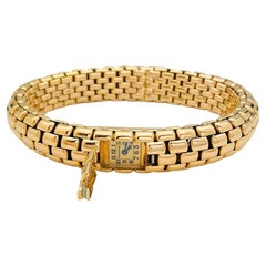 Yellow Gold Jaeger LeCoultre Bracelet Watch