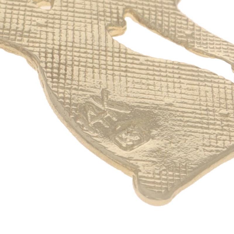 Pendentif or jaune chaton - 14k Pet Feline en vente 1