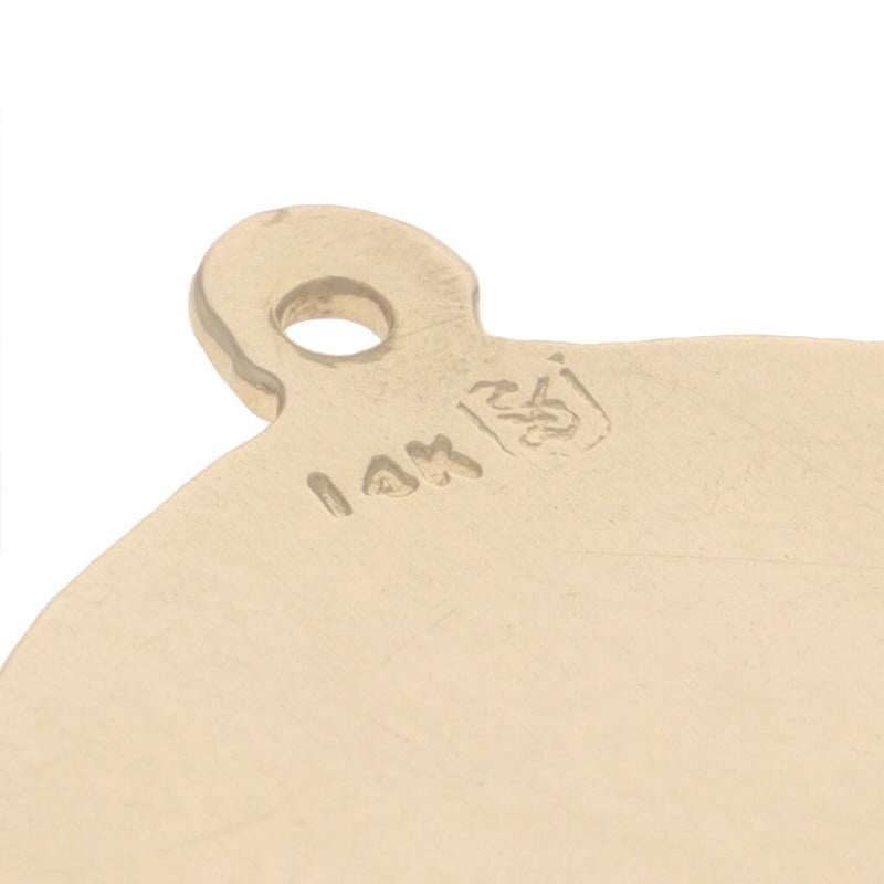 Breloque oiseau Kiwi en or jaune - 14k New Zealand en vente 1