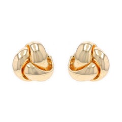 Orecchini con nodo in oro giallo - 14k Love Pierced