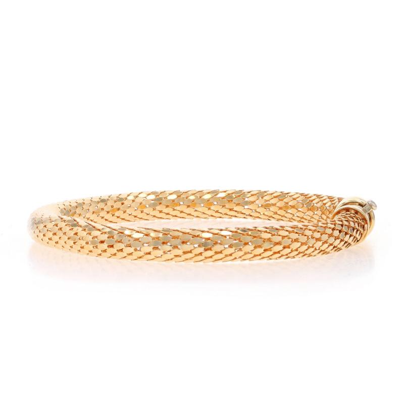 Women's Yellow Gold Korean Chain Bracelet 8 1/4
