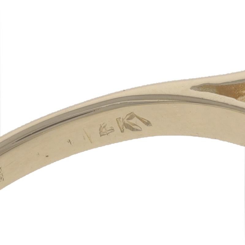 Gelbgold Lab-Created Spinell Cocktail Solitär Ring - 14k Mixed Oval 11,20ct im Angebot 2