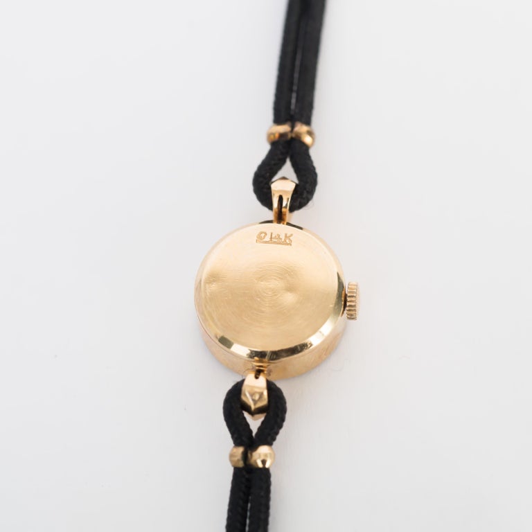 Yellow Gold Ladies Rolex Watch at 1stDibs