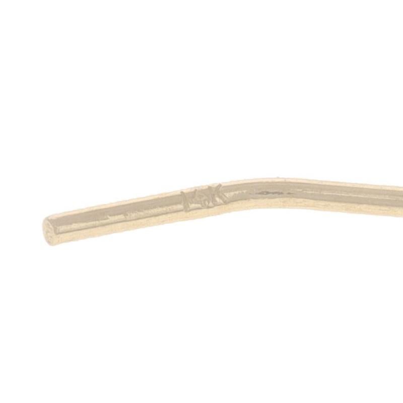 Pendientes de aro en forma de hoja de oro amarillo 18 3/4