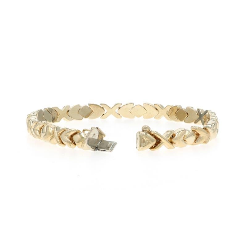 Bracelet à maillons en or jaune - 14k en vente 1