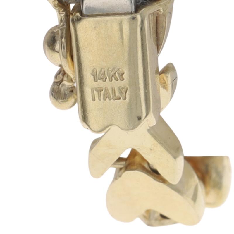 Bracelet à maillons en or jaune - 14k en vente 3