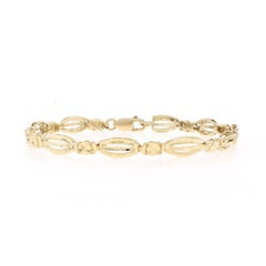 Gelbgold A Link-Armband 7" 6 1/2" - 10k