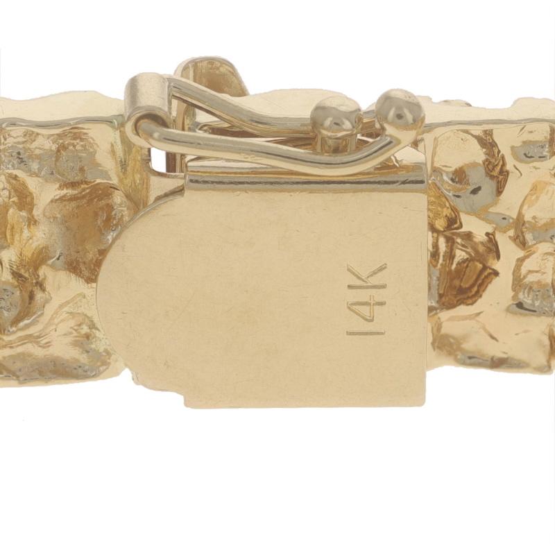 Gelbgold-Gliederarmband für Herren 7 1/4