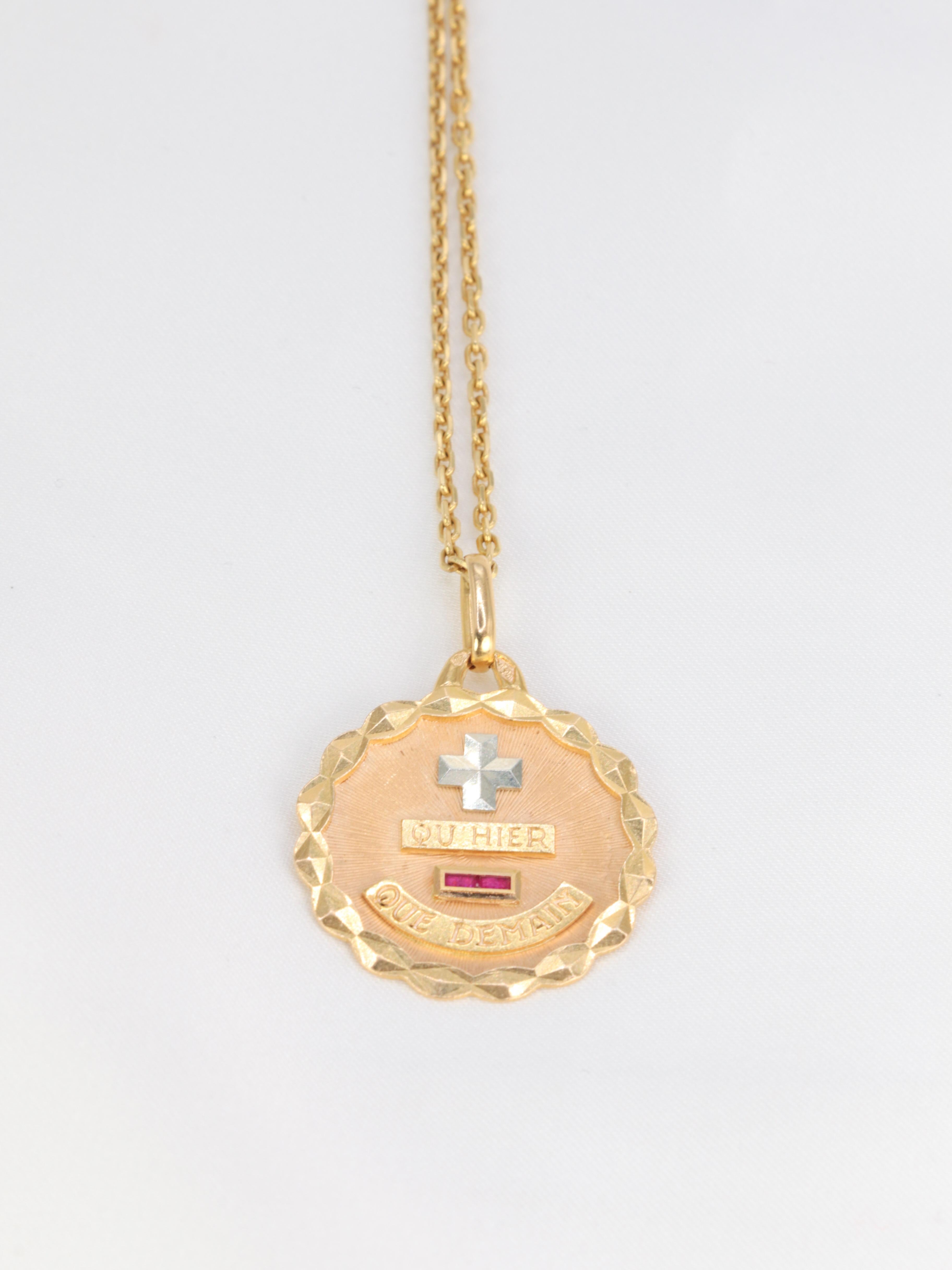 i love you more than yesterday but less than tomorrow pendant