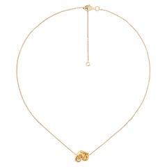 Gelbgold-Anhänger mit Glückselefanten von MAZARIN
