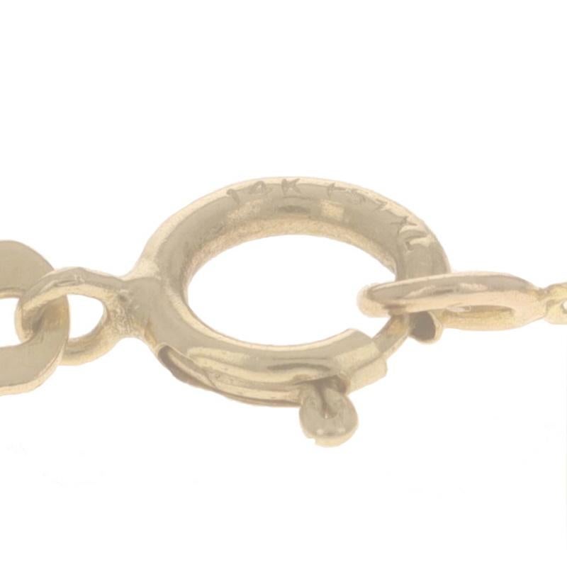 Collier de chaîne en or jaune Marin 20 1/4