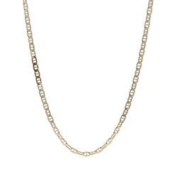 Yellow Gold Mariner Chain Necklace 20 1/4" 14k Italy