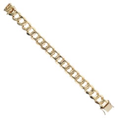 Yellow Gold Men's Link Bracelet