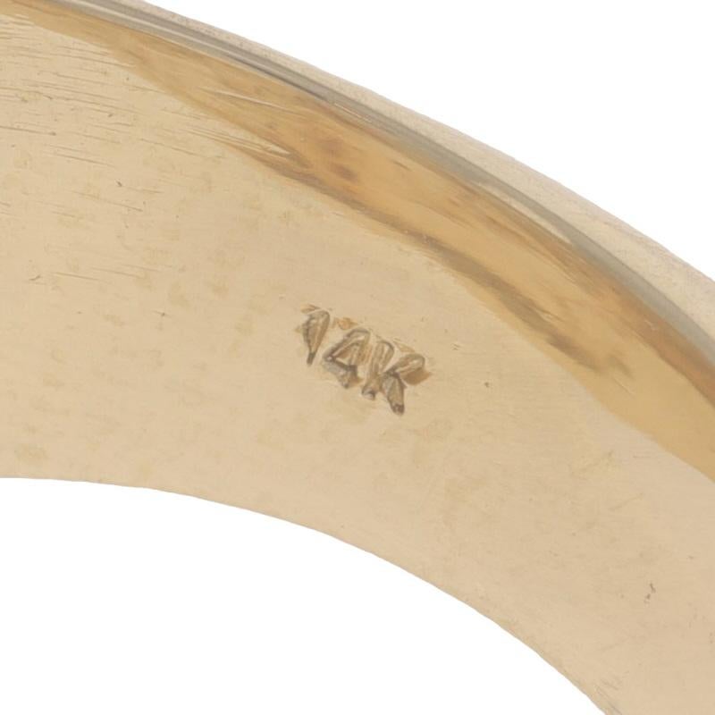 Gelbgold Herrenring mit Nugget-Struktur - 14k Statement 4